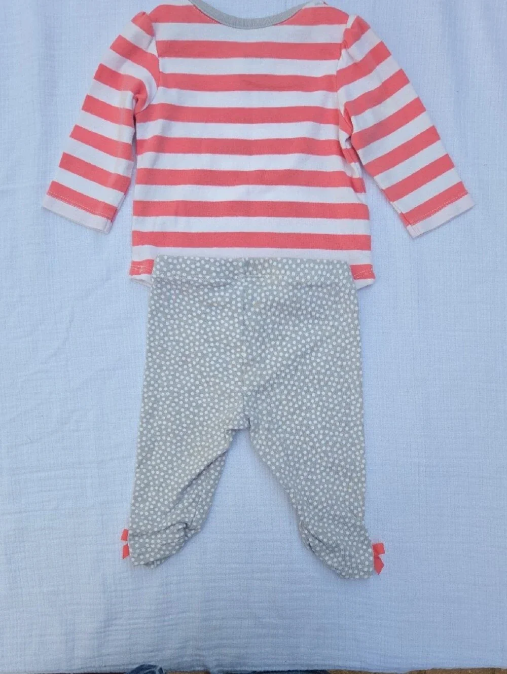 Lot of Baby Girl Long Sleeve Outfits - Size 0-3 Months